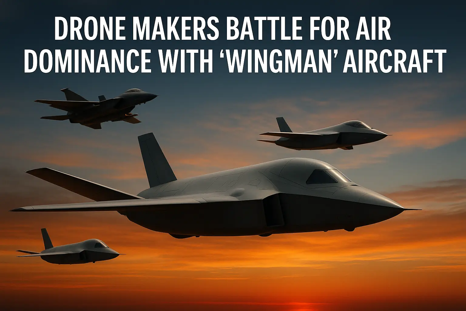 Aerial Allies: Drone Makers Race to Build the Perfect ‘Wingman’