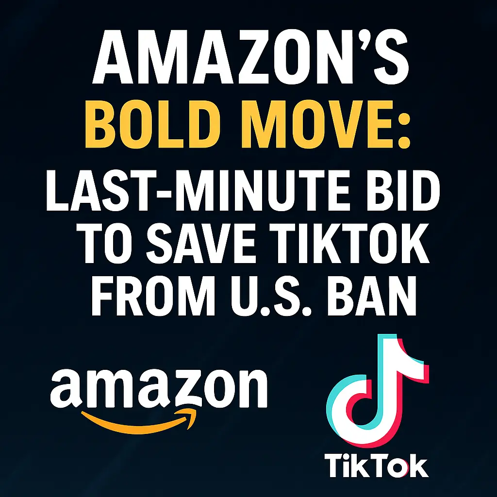 Amazon’s Bold Move: Last-Minute Bid to Save TikTok from U.S. Ban