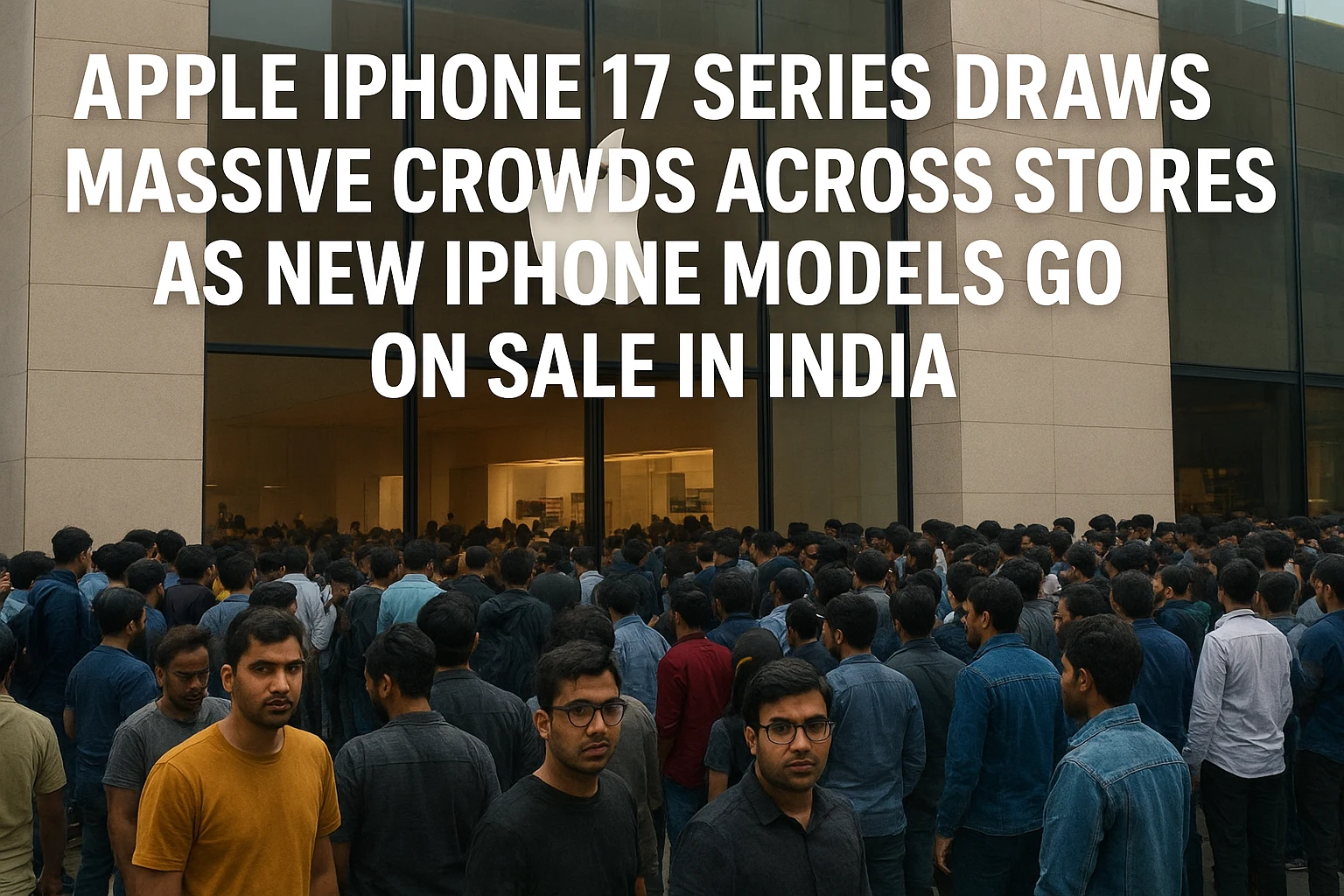 Apple iPhone 17 Series Debuts in India, Thousands Queue Up at Stores