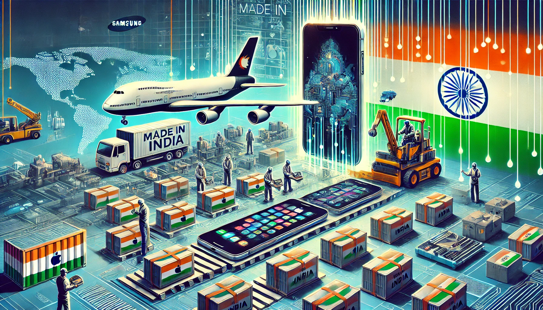 Apple & Samsung Dominate as ‘Made in India’ Smartphone Exports Surge 6% in 2024