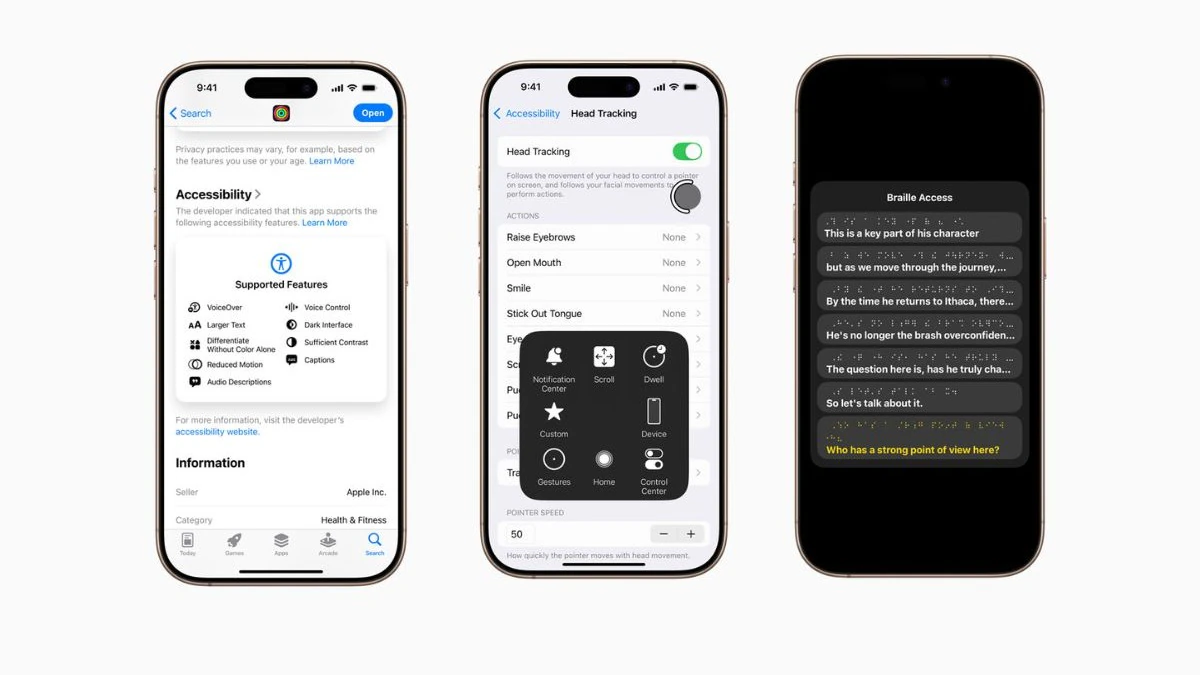 Apple Unveils Game-Changing Accessibility Features, Including Braille Note Taker Integration