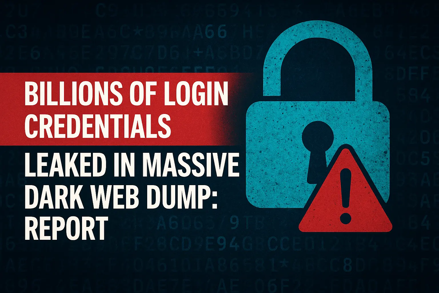 Billions of Login Credentials Leaked in Massive Dark Web Dump: Report