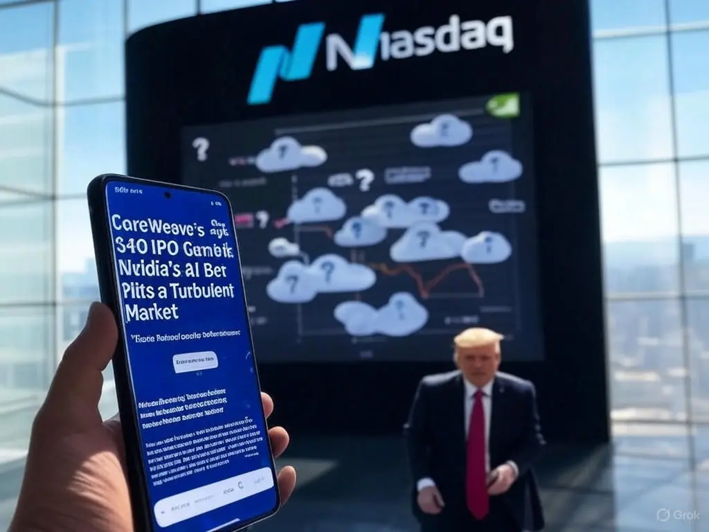 CoreWeave’s $40 IPO Gambit: Nvidia’s AI Bet Hits a Turbulent Market