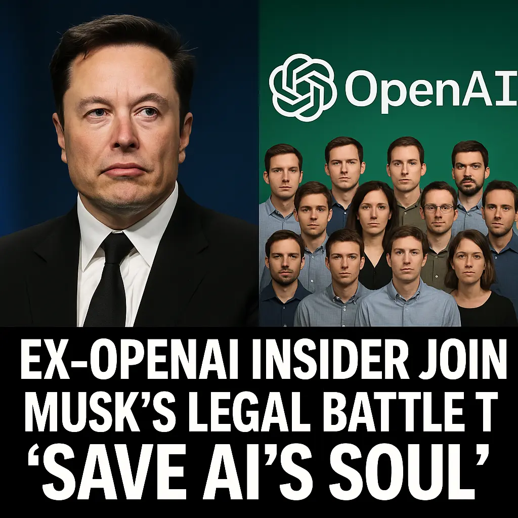 Ex-OpenAI Insiders Join Musk’s Legal Battle to ‘Save AI’s Soul