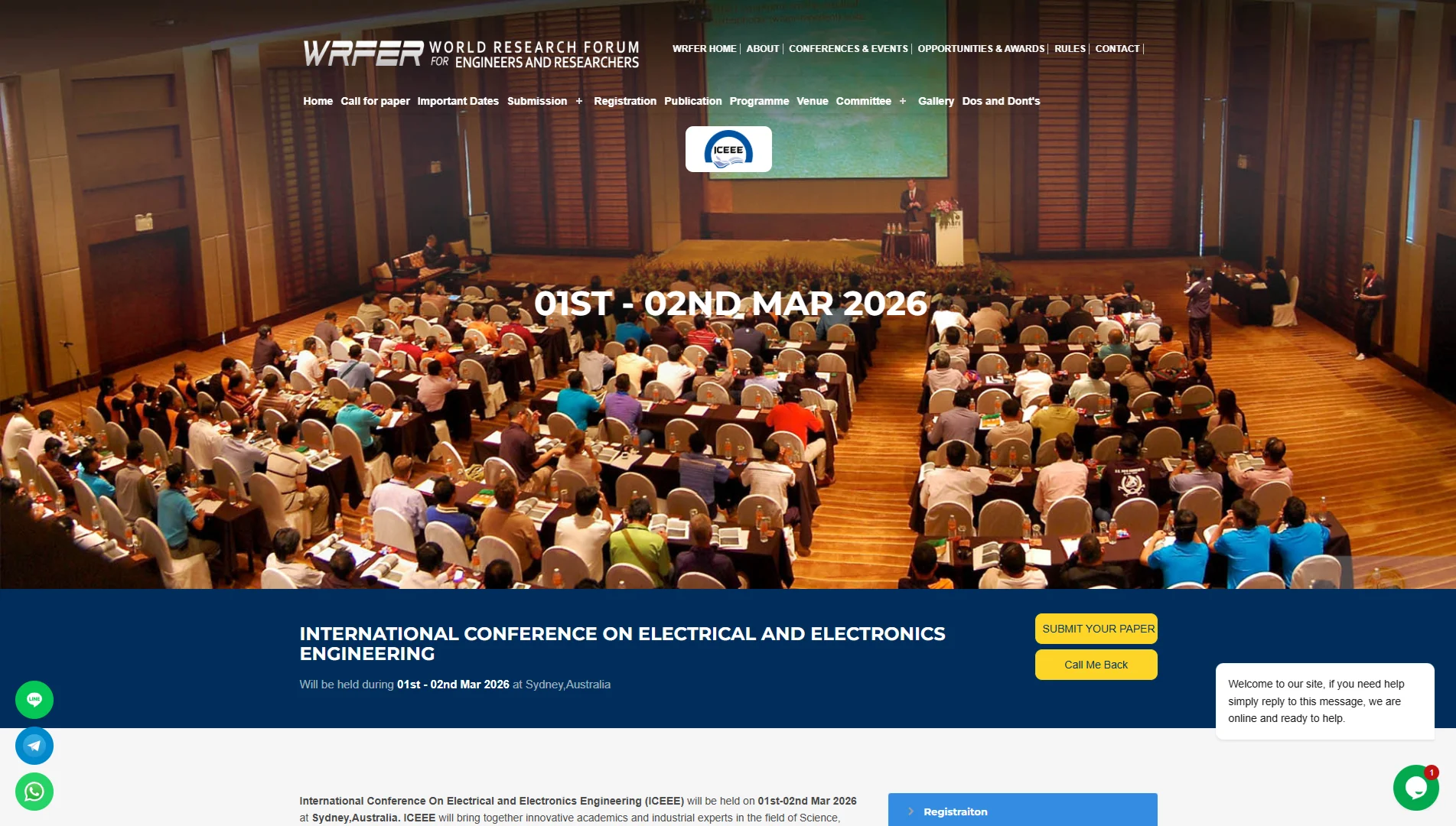 Global Engineers Converge at ICEEE to Shape the Future of Electrical and Electronics Innovation