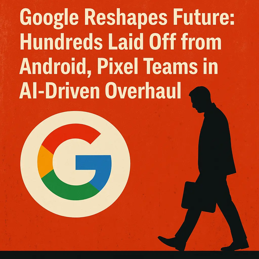 Google Reshapes Future: Hundreds Laid Off from Android, Pixel Teams in AI-Driven Overhaul