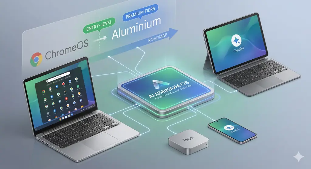 Google’s ‘Aluminium OS’ Spotted in Job Listing: AI-First Operating System for PCs and Tablets in the Works
