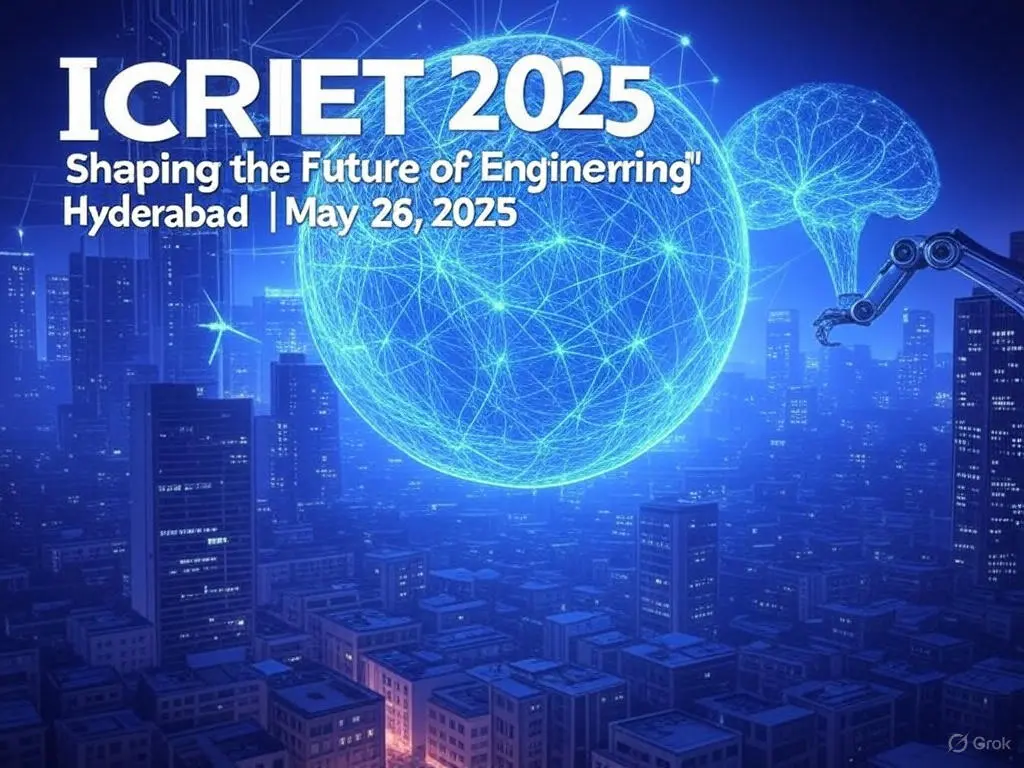 Hyderabad to Host Global Tech Minds at ICRIET 2025 on May 26