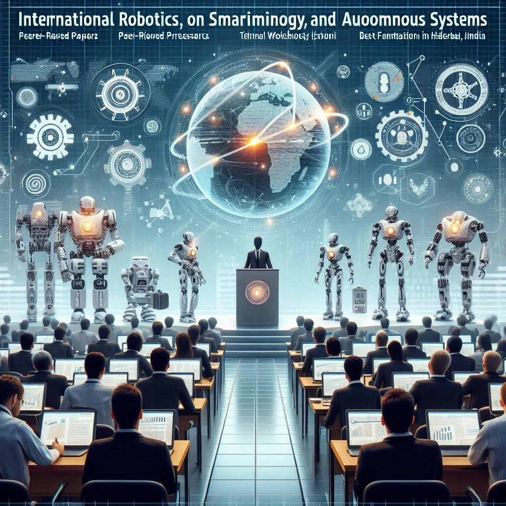 Hyderabad to Host ICRSTAS-2025: Global Experts to Converge on Robotics, Smart Tech & Autonomous Systems