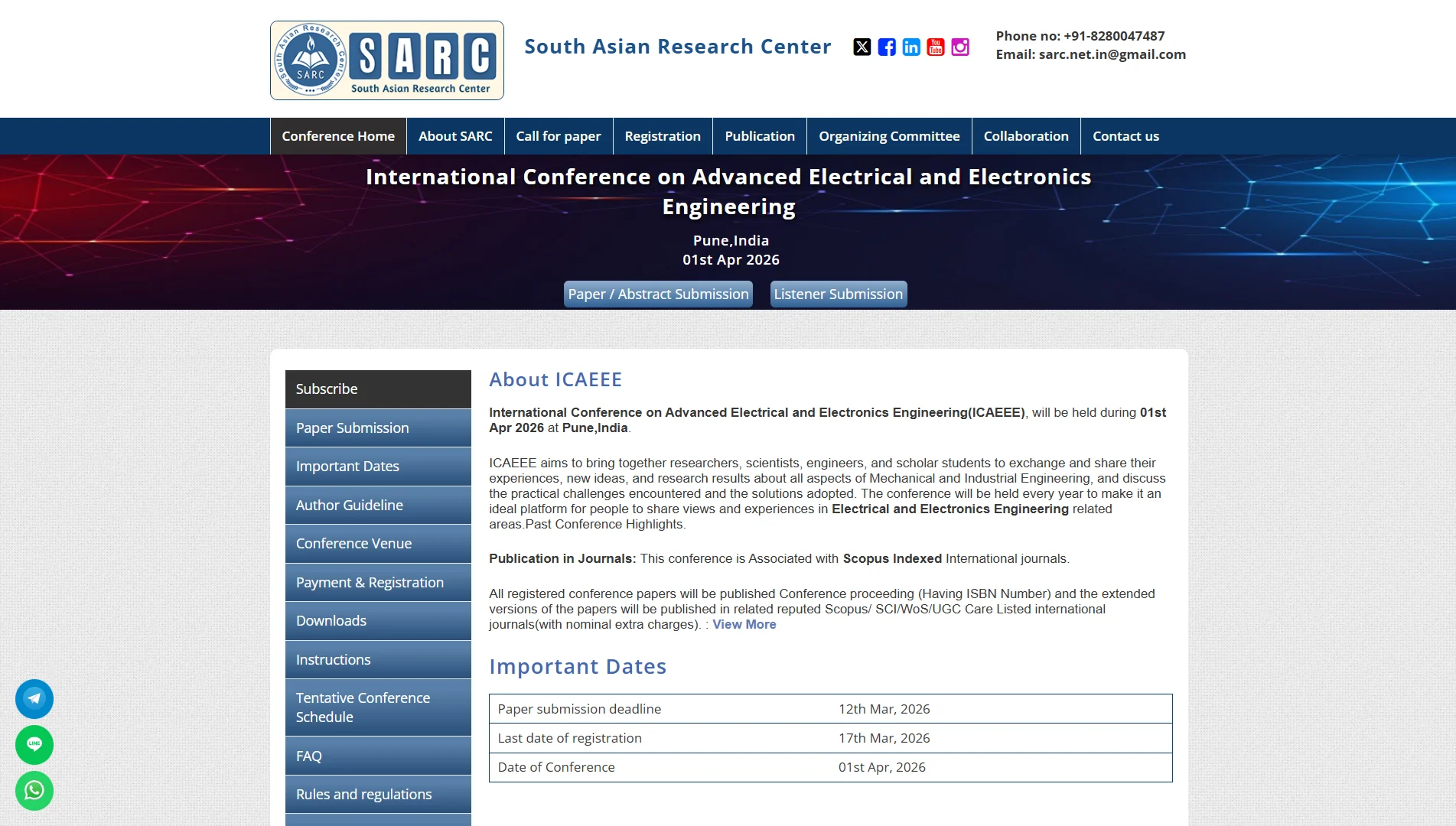 ICAEEE 2026 to Spotlight Breakthroughs in Electrical and Electronics Engineering