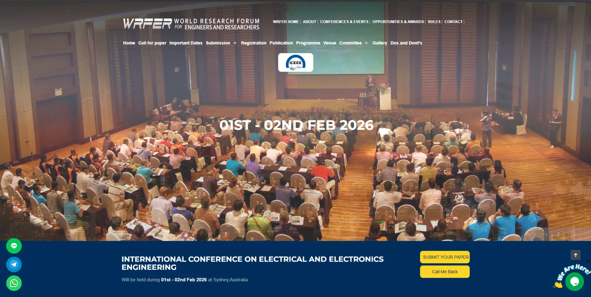 ICEEE Conference to Bring Global Experts Together on Electrical and Electronics Engineering