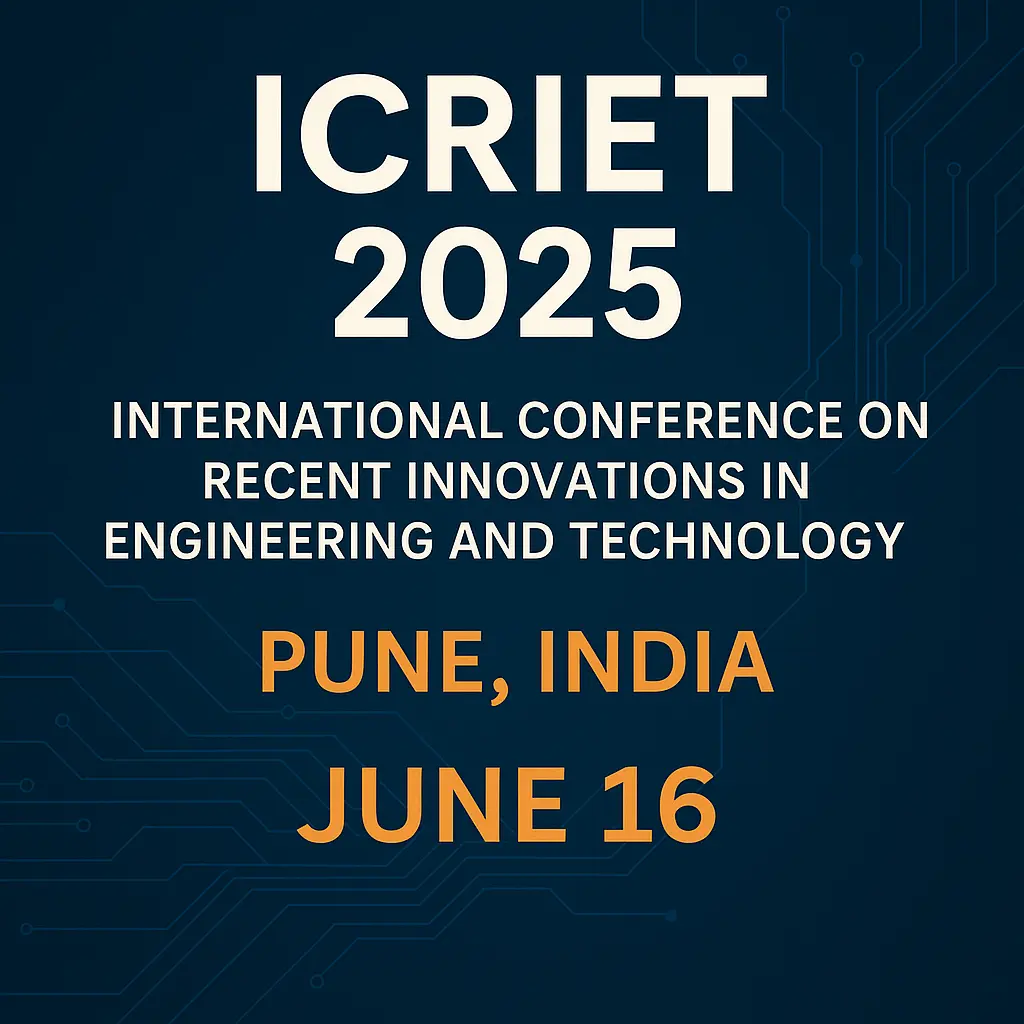 ICRIET 2025 to Bring Global Tech Minds to Pune on June 16