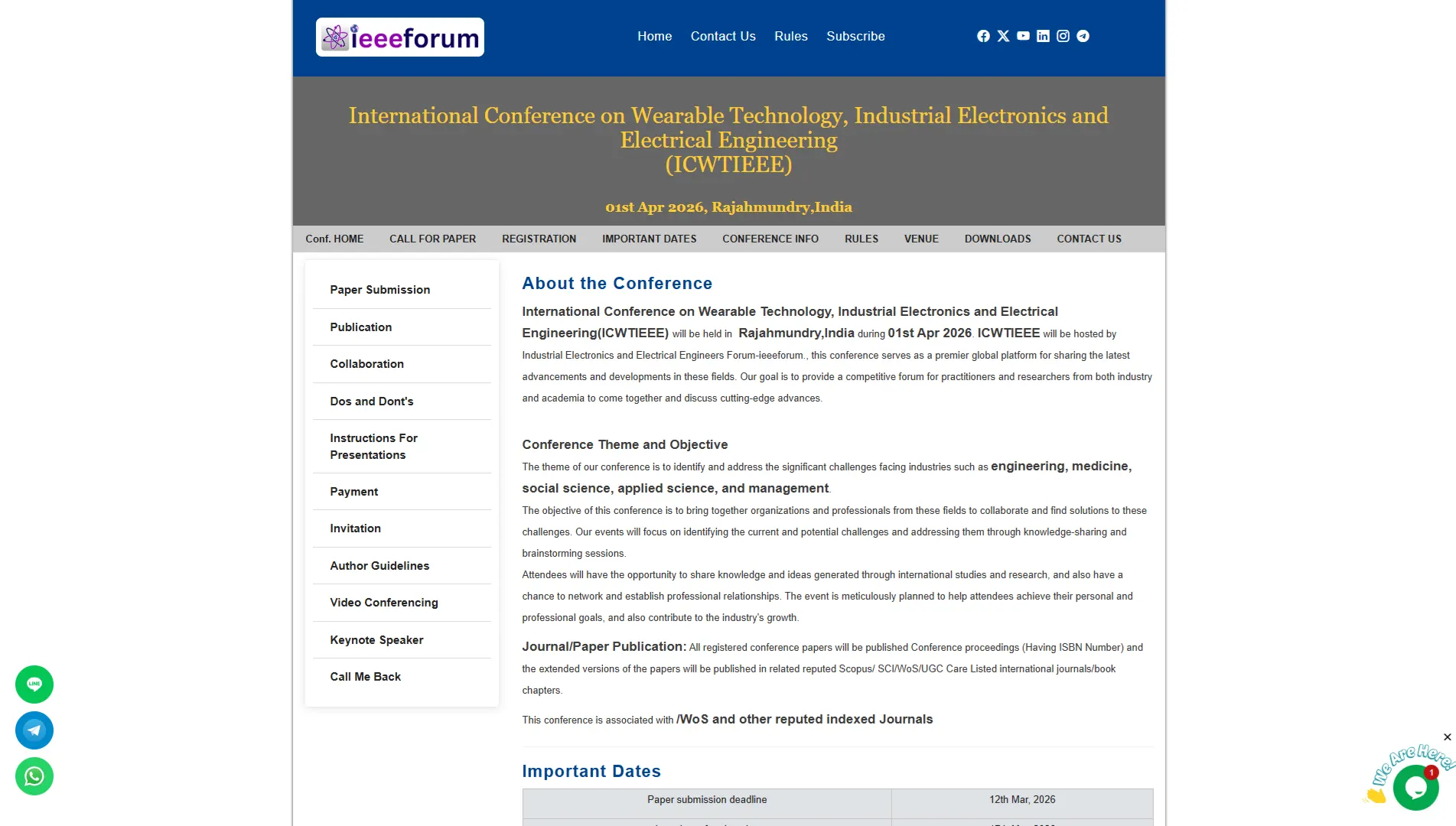 ICWT IEEE 2026 to Spotlight Next-Gen Wireless Innovations and Emerging Technologies