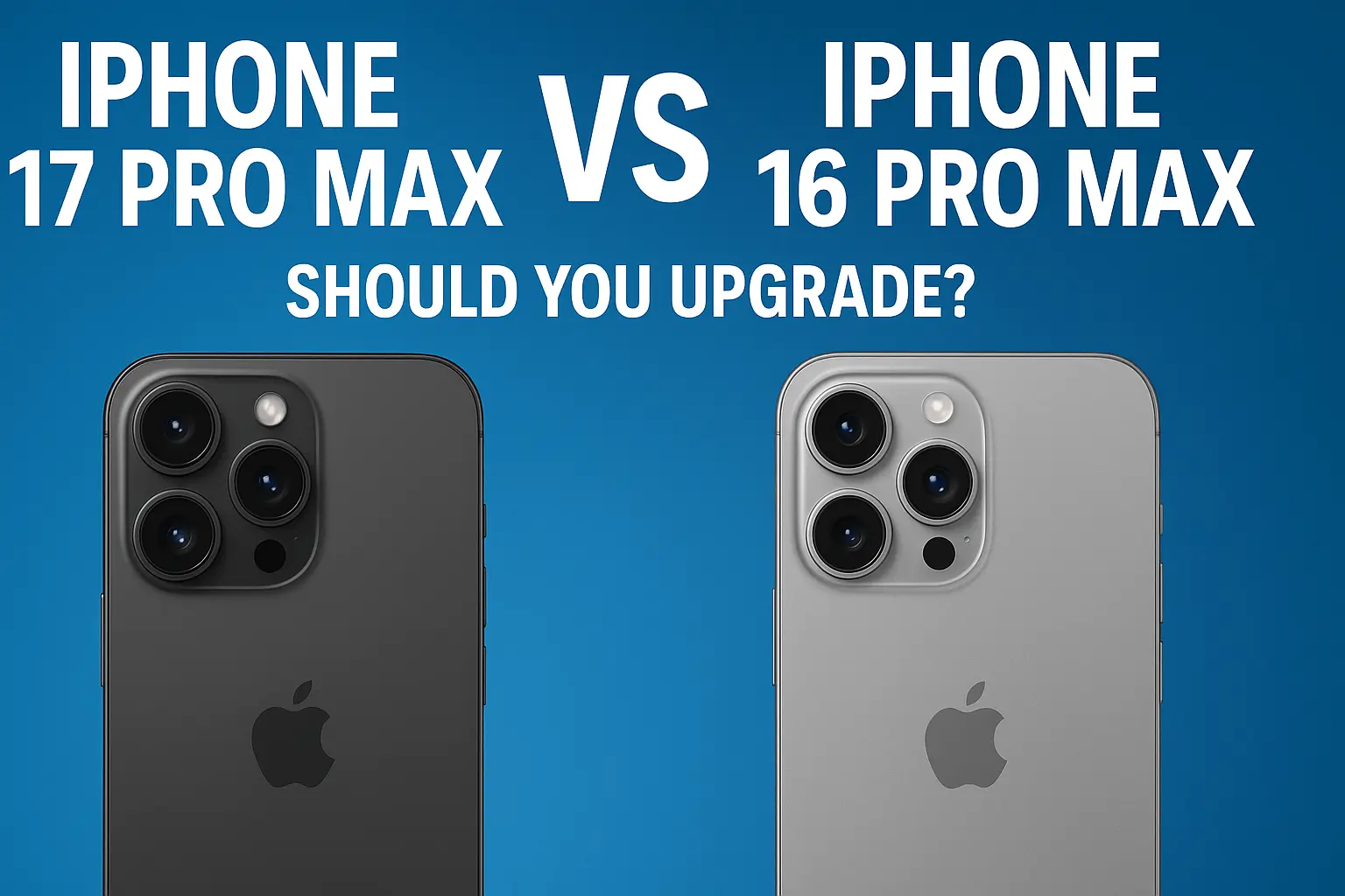 iPhone 17 Pro Max vs iPhone 16 Pro Max: The Ultimate Upgrade Breakdown