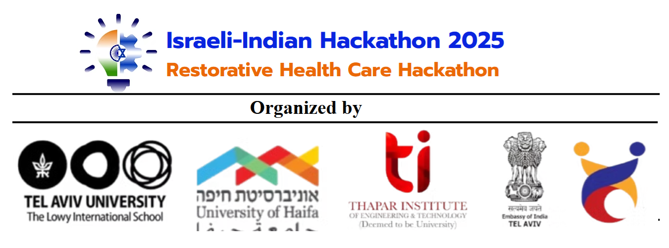 Israeli-Indian Hackathon 2025  Restorative Health Care | Last Date to Apply: 28 June 2025