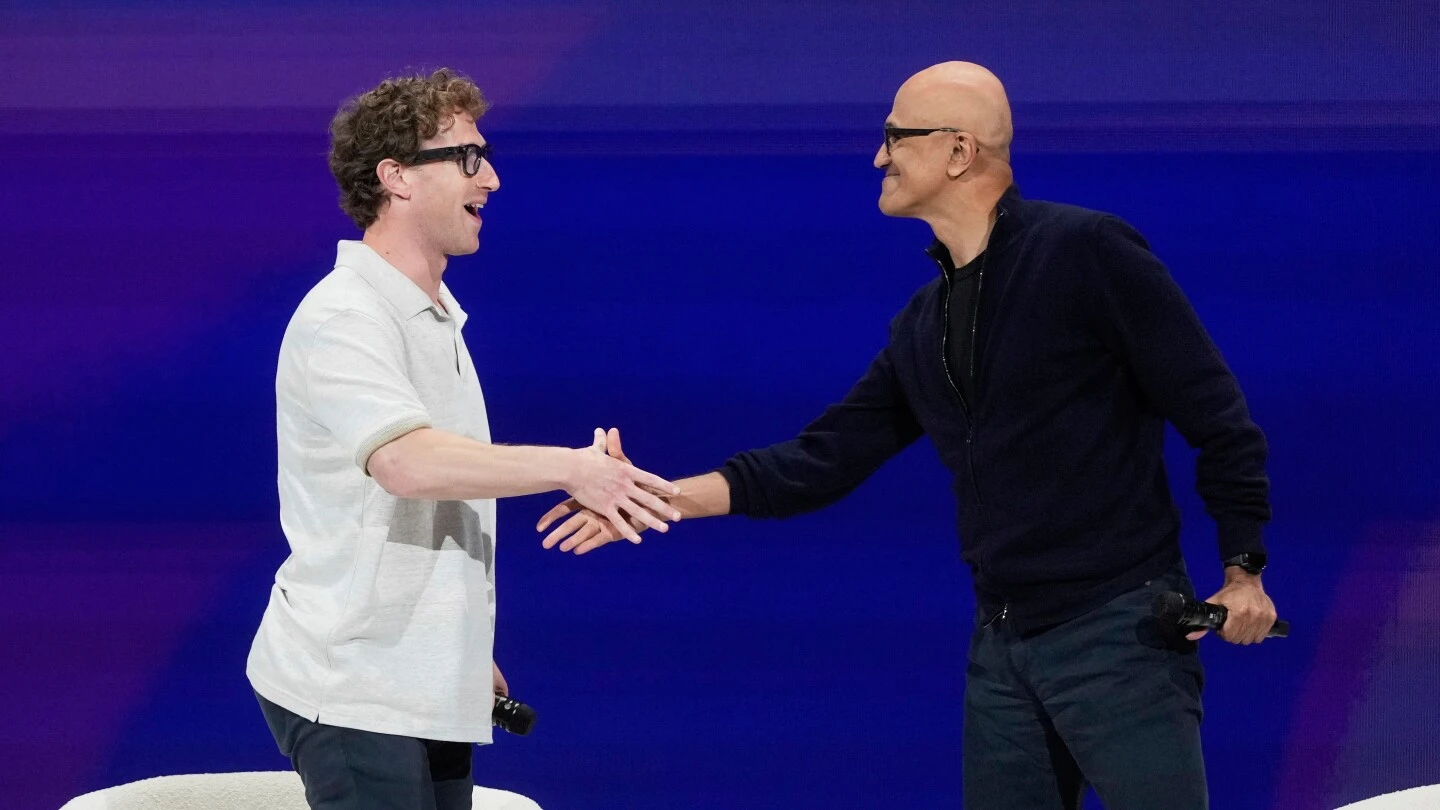 Meta Unveils Bold AI Assistant as Zuckerberg Teams Up with Microsoft’s Nadella