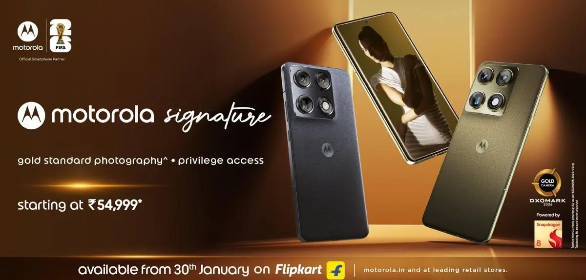 Motorola Signature Arrives in India with Sony Lytia Cameras, Premium Design and Flagship Ambitions