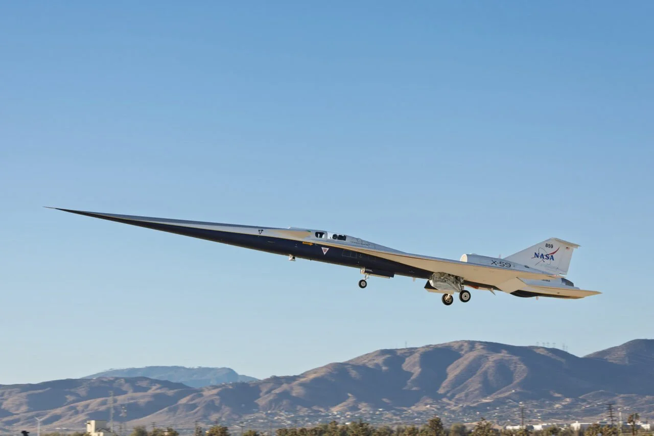NASA’s X-59 Breaks Sound Barrier Quietly: A New Era of Supersonic Travel Begins