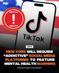 New York Plans Mental Health Warning Labels for Social Media Apps