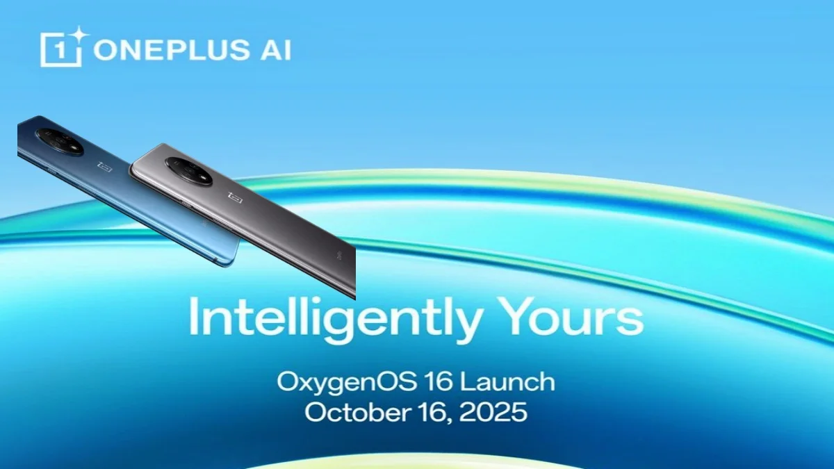 OnePlus Teases OxygenOS 16: Major Redesign and AI Upgrades Coming on October 16