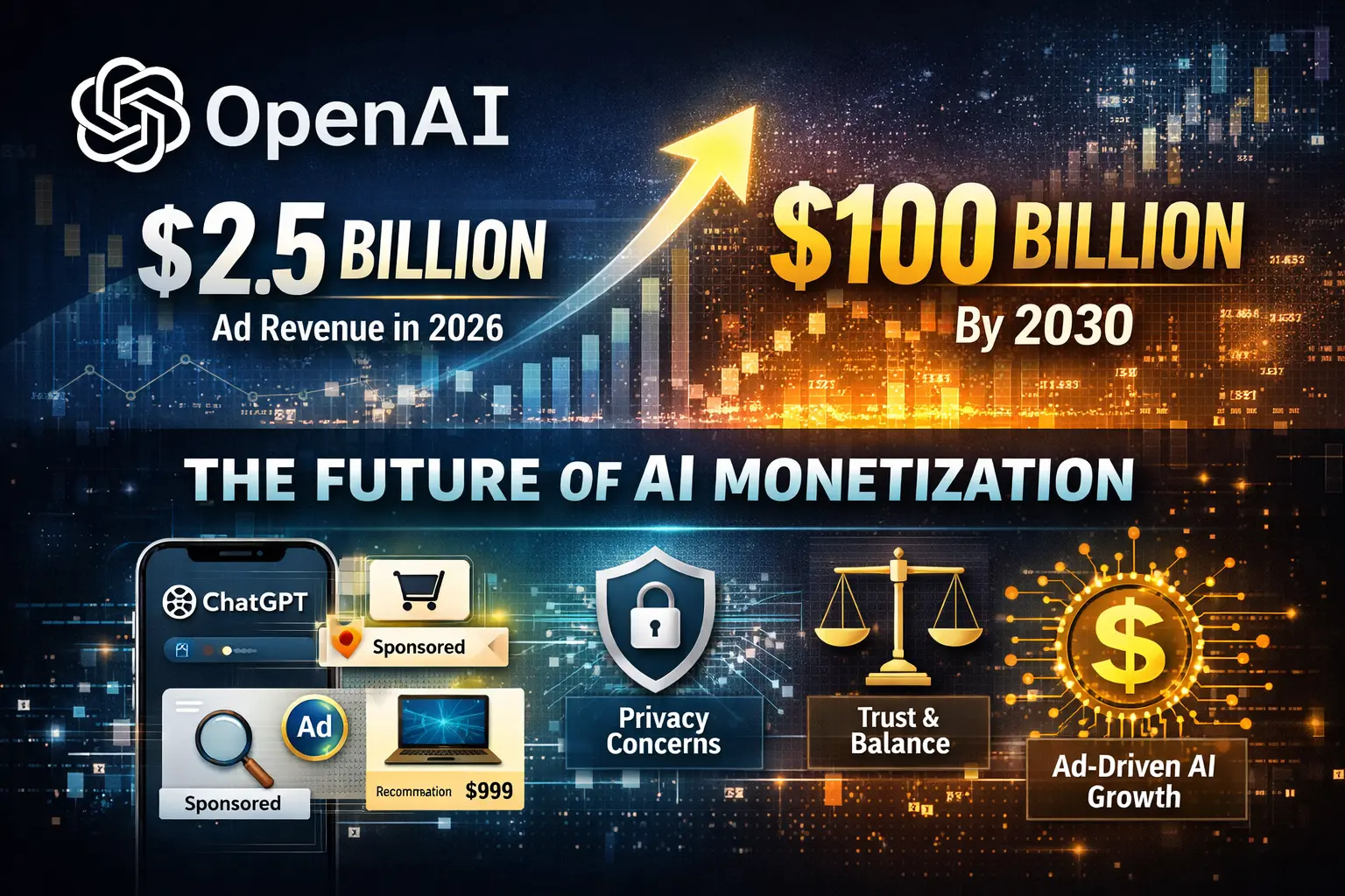 OpenAI Eyes $2.5B Ad Revenue in 2026, Targets $100B by 2030: A New Era for AI Monetization