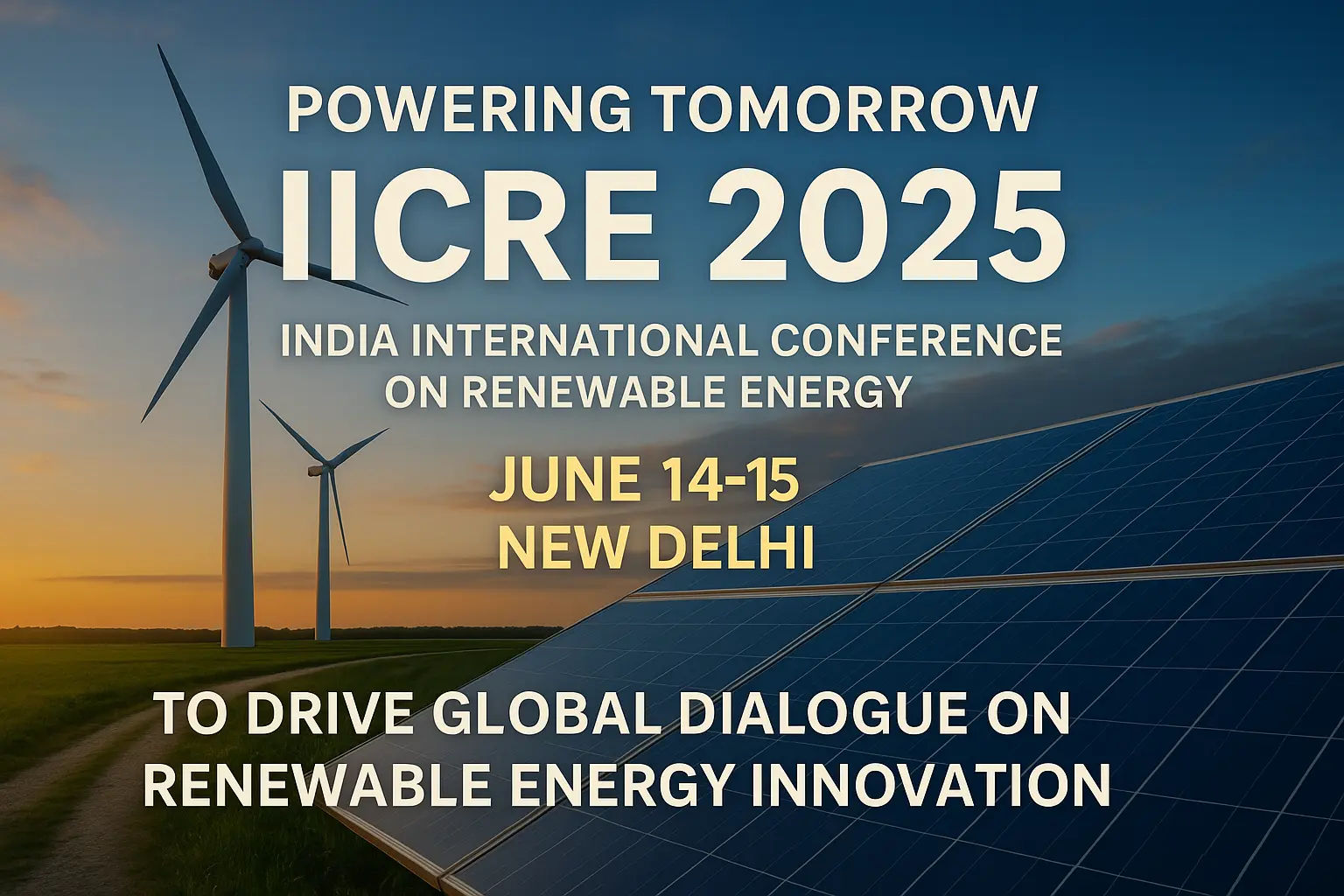 Powering Tomorrow: IICRE 2025 to Drive Global Dialogue on Renewable Energy Innovation in New Delhi