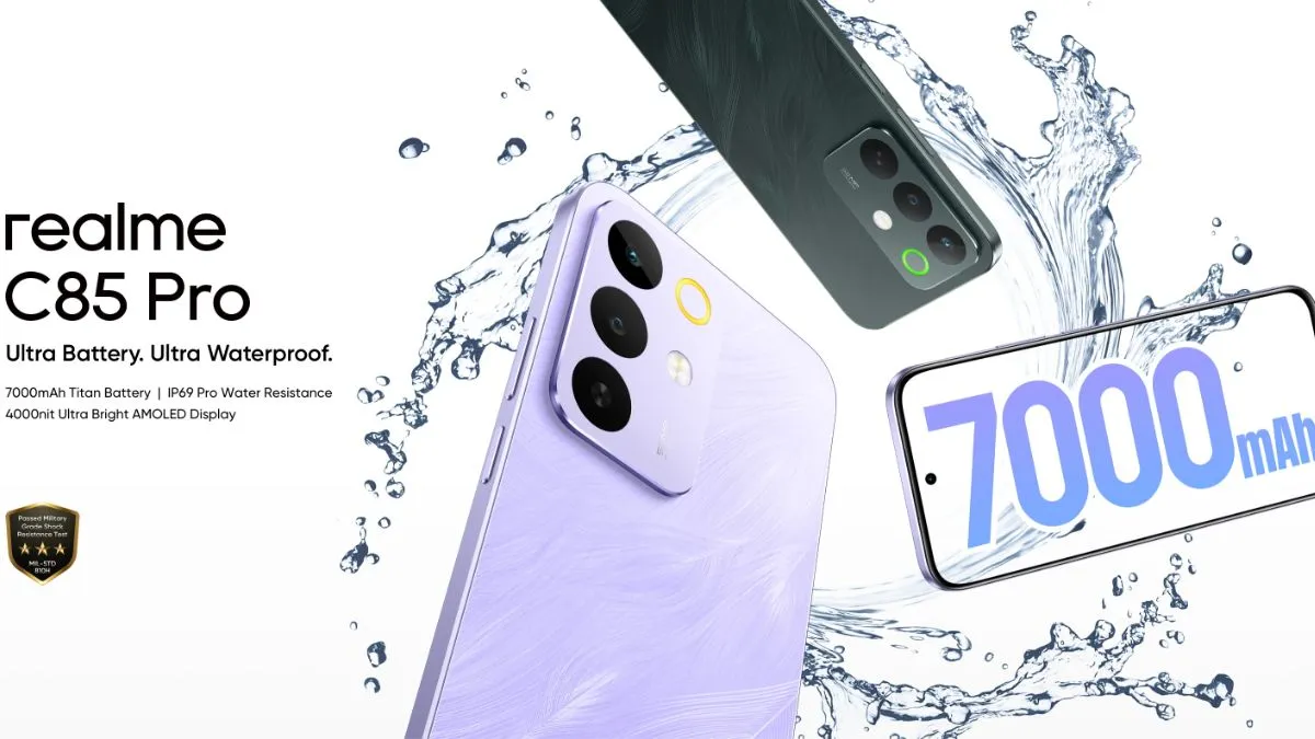 Realme C85 5G Debuts: A Budget Phone Loaded With 144Hz Display & Massive 7,000mAh Battery