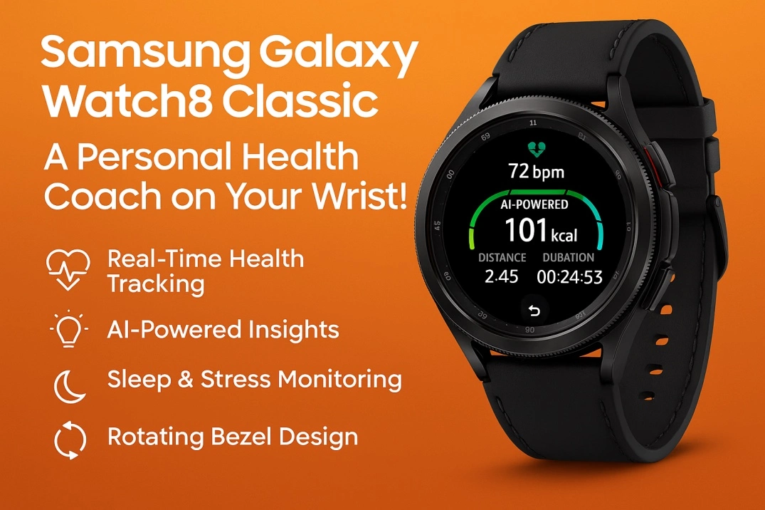 Samsung Galaxy Watch8 Classic Turns Your Wrist into a Full-Time Health Coach