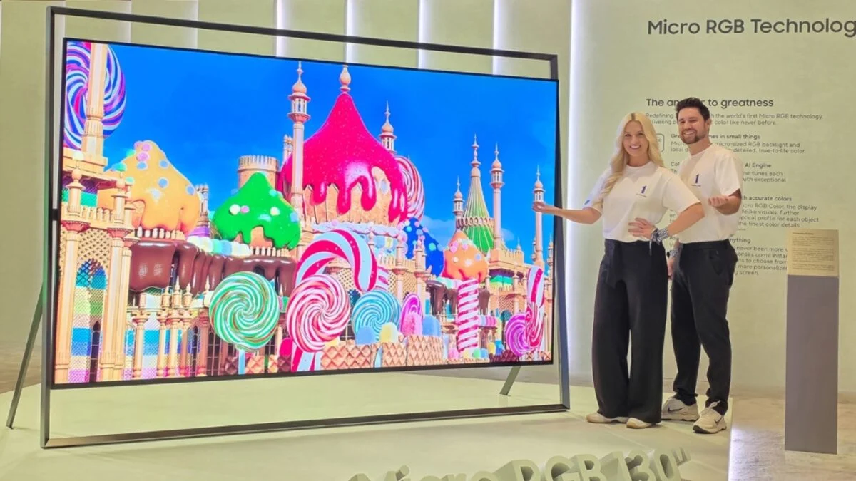 Samsung Goes Bigger at CES 2026 With a Massive 130-Inch Micro RGB Smart TV