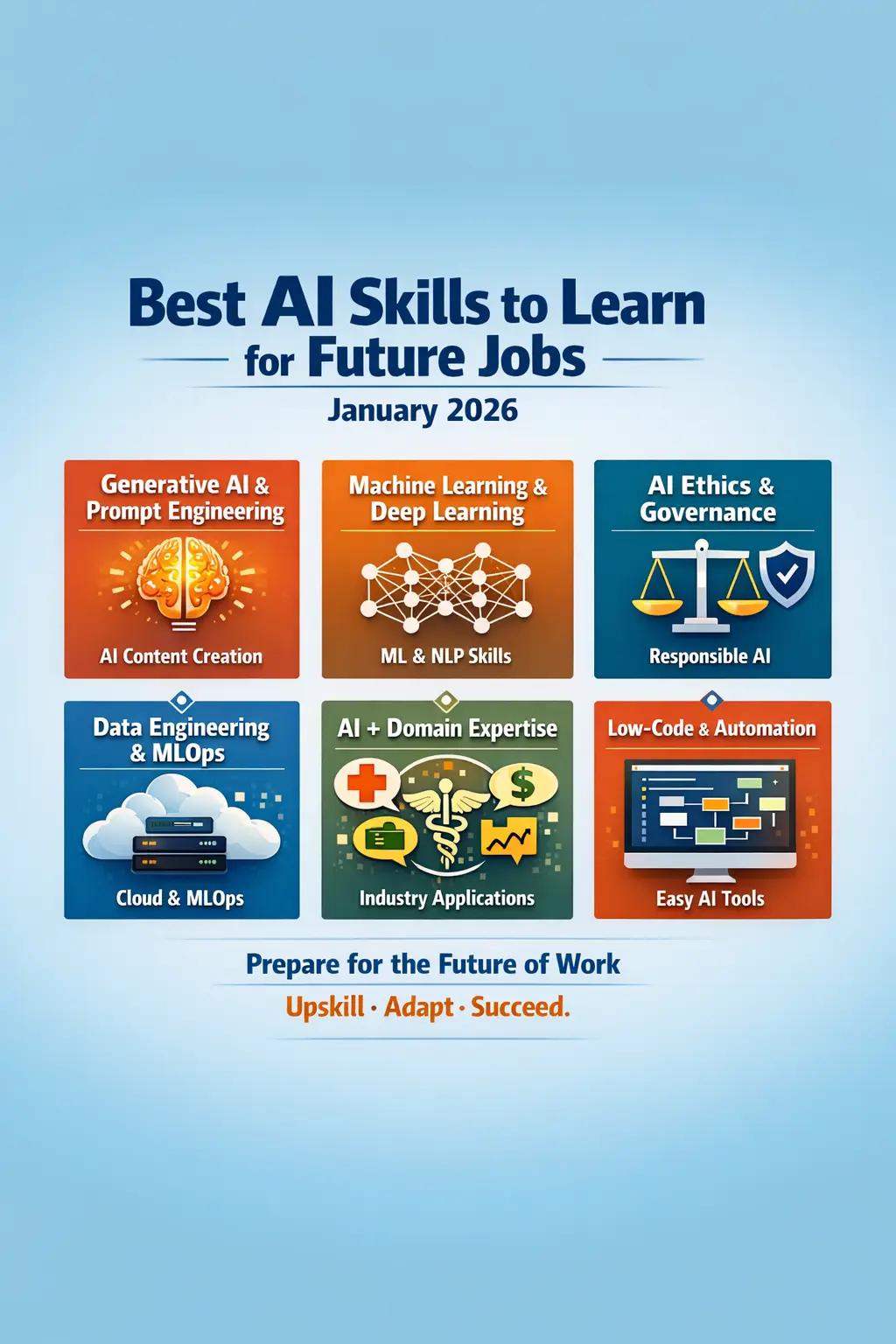 Top AI Skills to Learn in 2026: Future-Proof Your Career in the Age of Automation