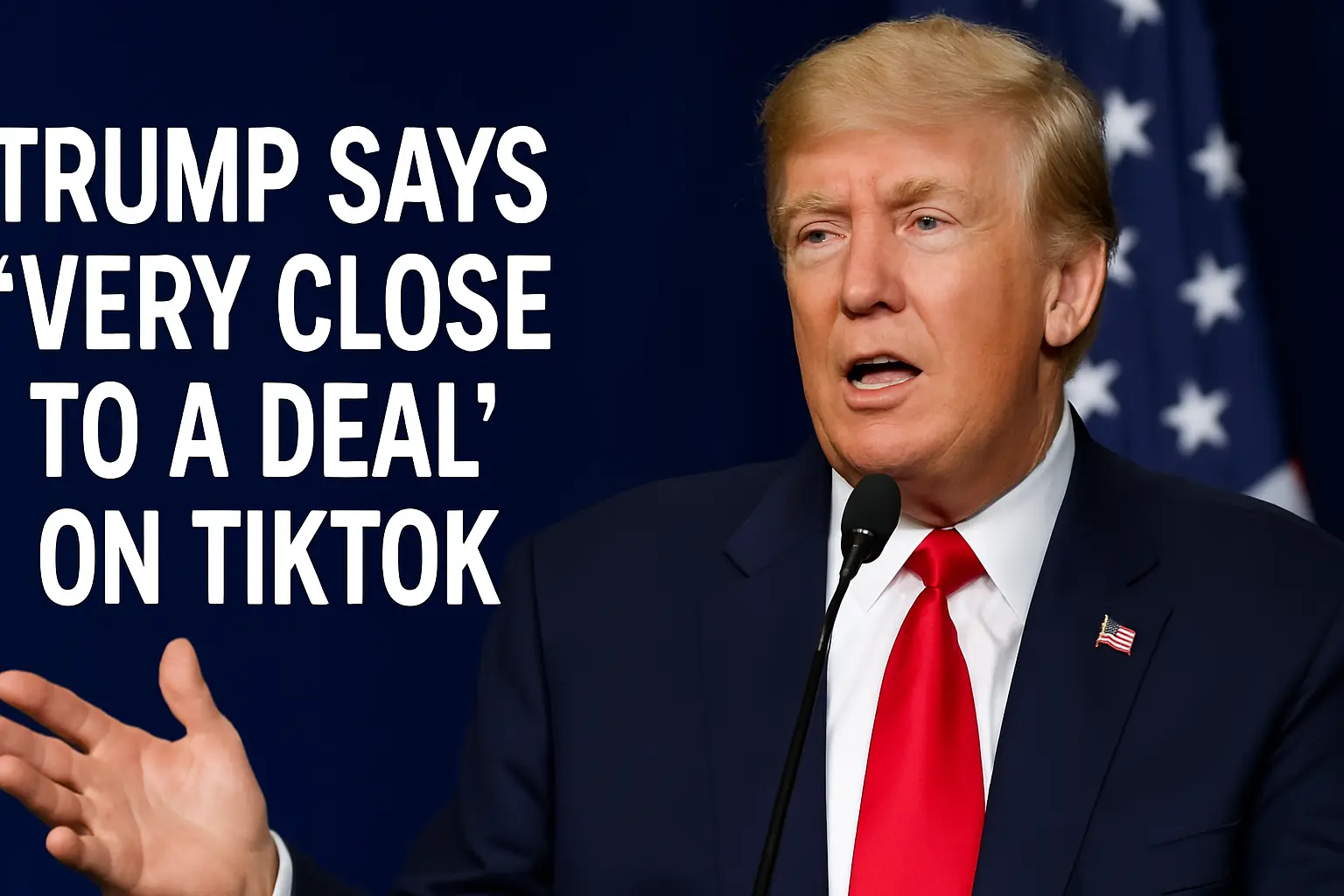 Trump Teases TikTok Deal: ‘Very Close’ to a Resolution