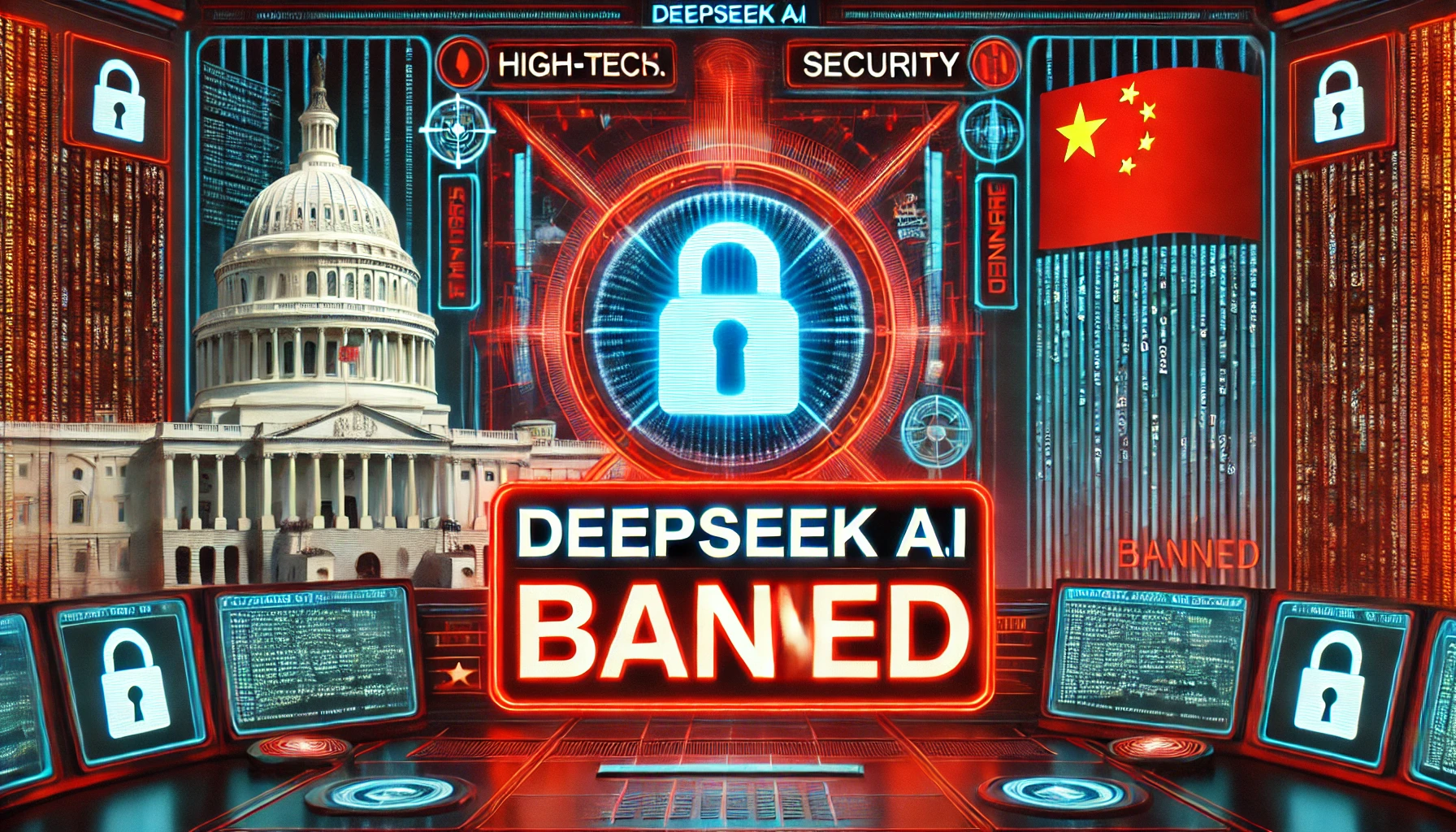 U.S. Bans China’s DeepSeek AI on Government Devices Over Security Fears