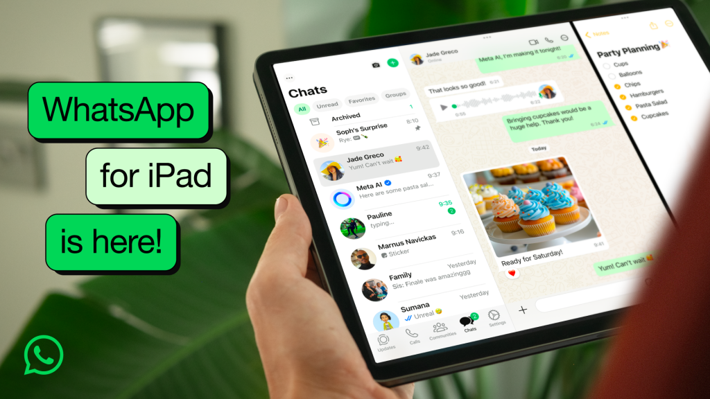 WhatsApp Launches Official iPad App: Messaging on a Bigger Screen Just Got Real