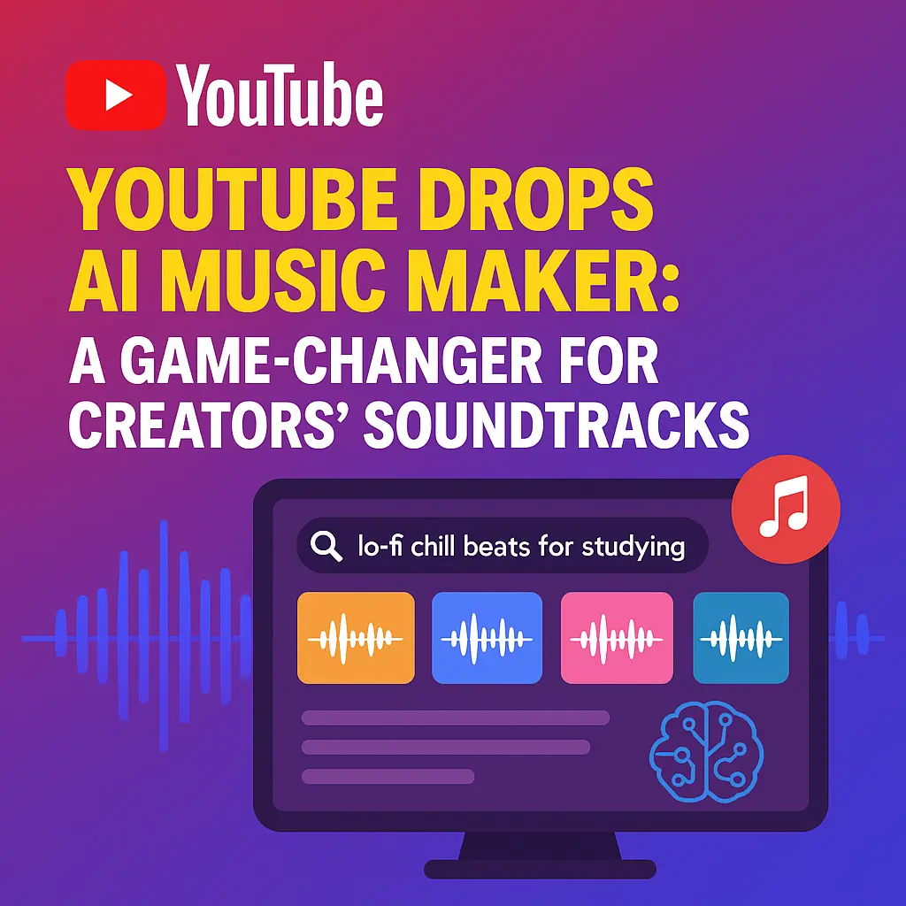 YouTube Drops AI Music Maker: A Game-Changer for Creators’ Soundtracks